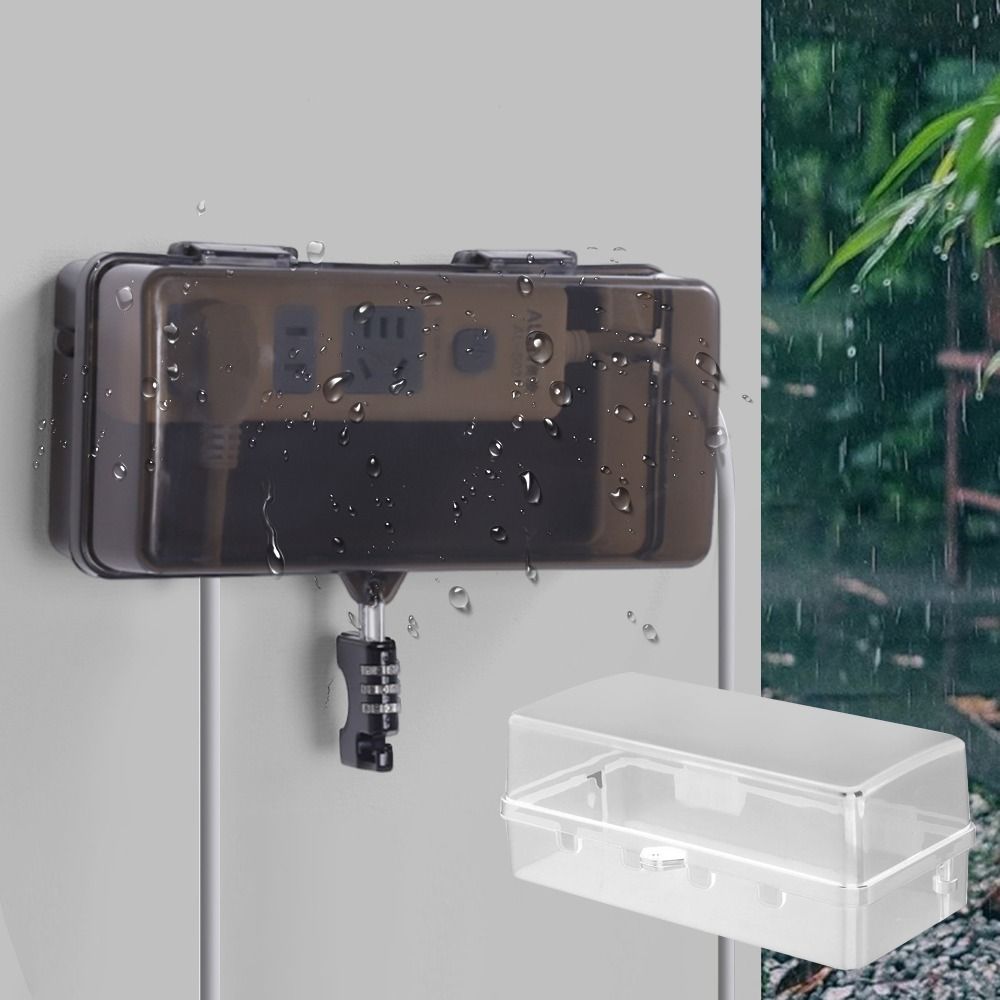 صندوق بلاستيكي متين مضاد للسرق - مراجعة Outdoor Power Strip Weatherproof وسعره