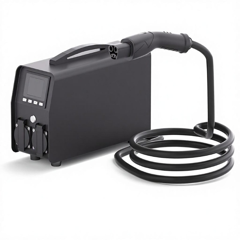 محول طاقة محمول للسيارات الكهر - مراجعة Ac Outdoor Power وسعره